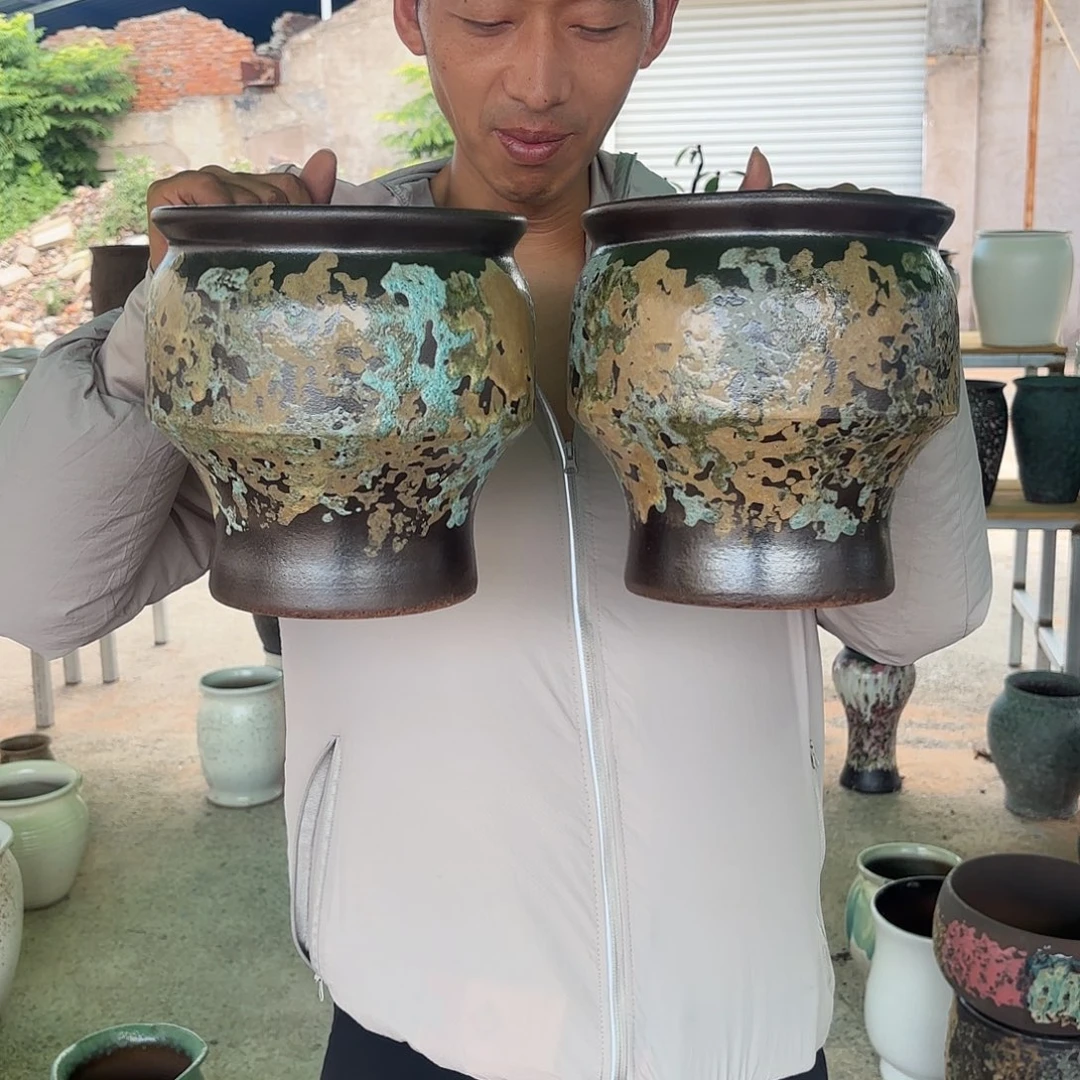 油画火锅两个口径20高度20