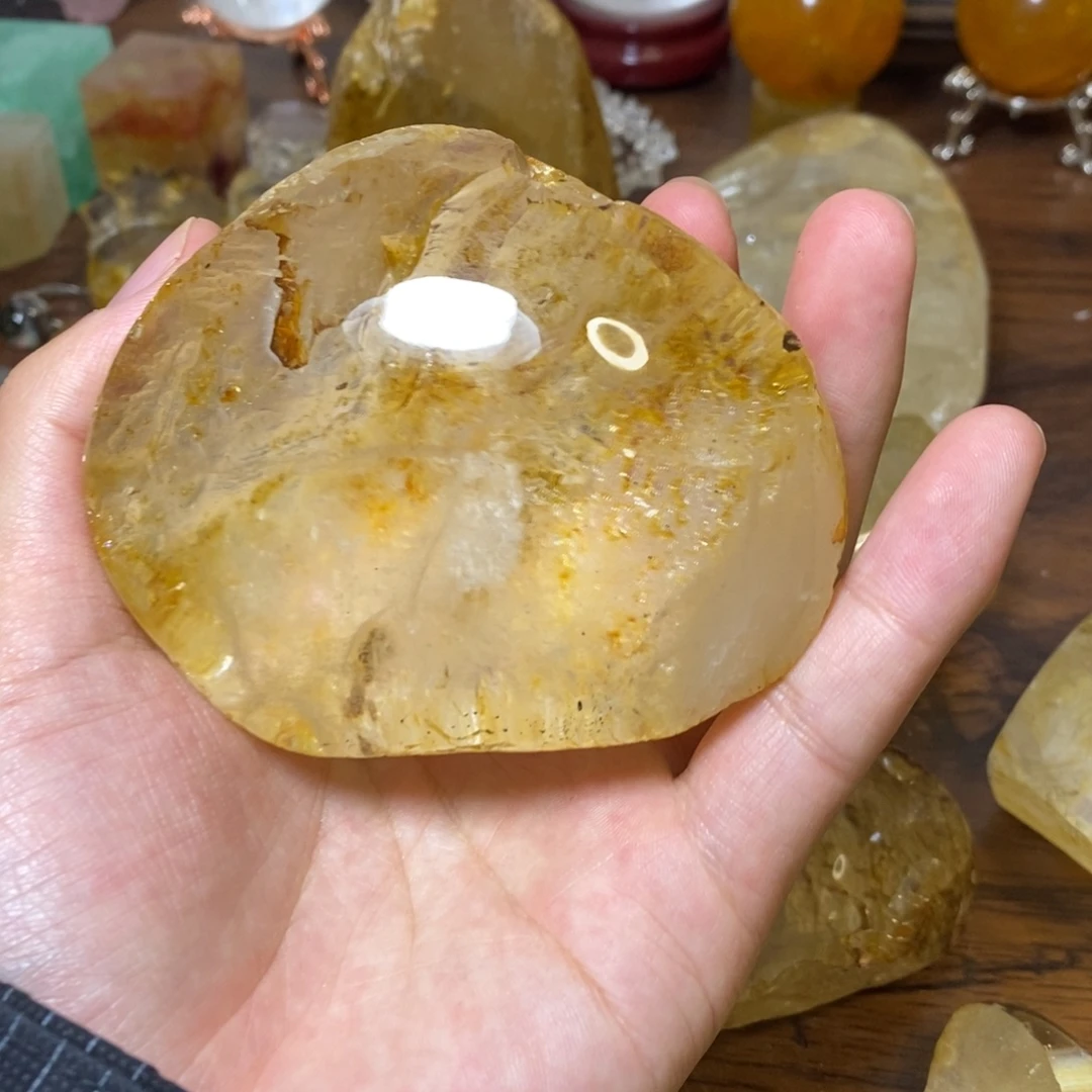 未镶嵌水晶珠宝半成品