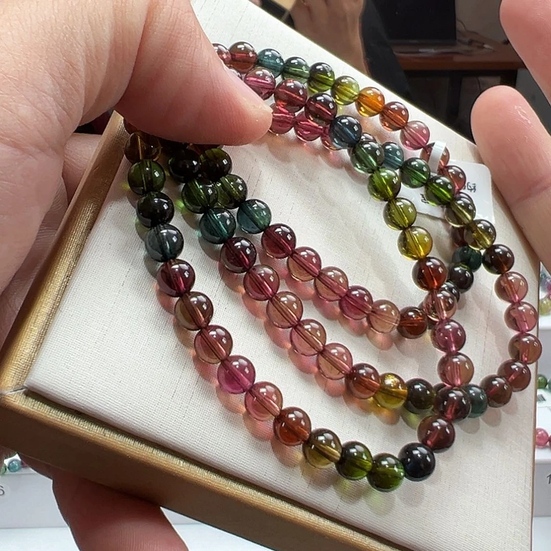 碧玺未镶嵌手串6mmmmmmmmmm