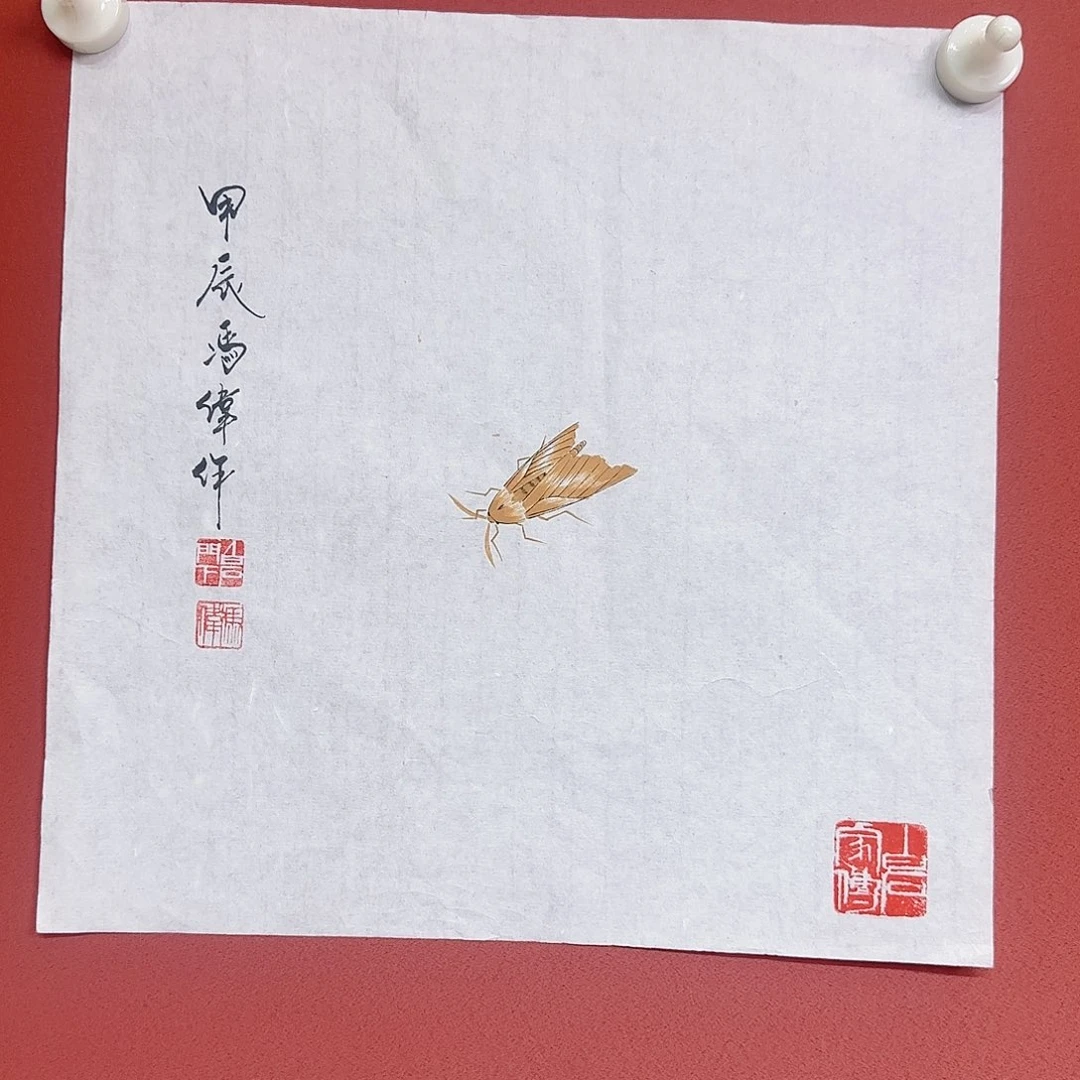 国画冯伟老师手绘作品
