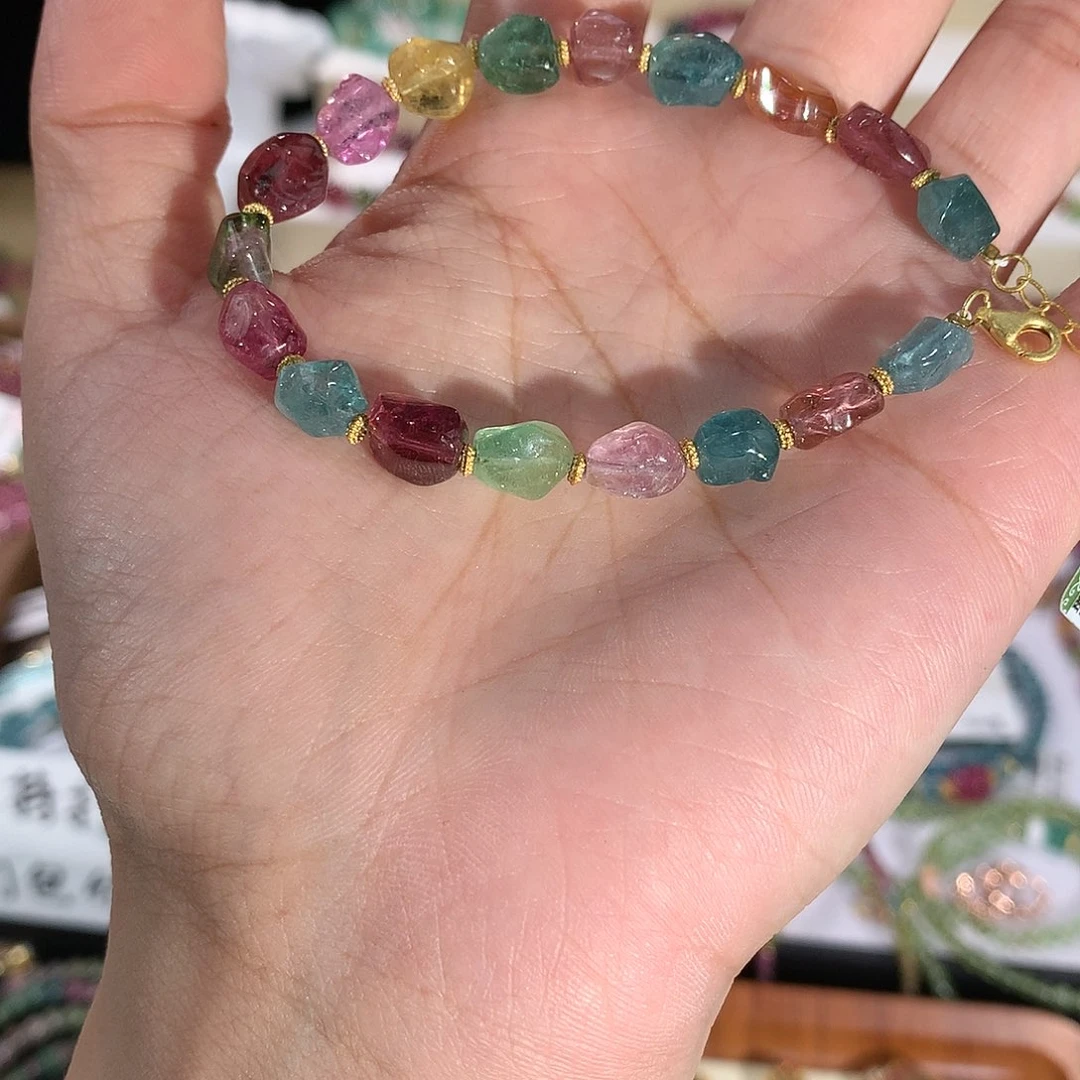 未镶嵌碧玺手链手串