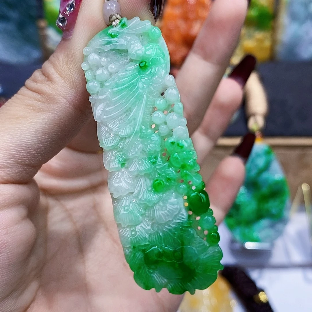 定制翡翠未镶嵌翡翠A货