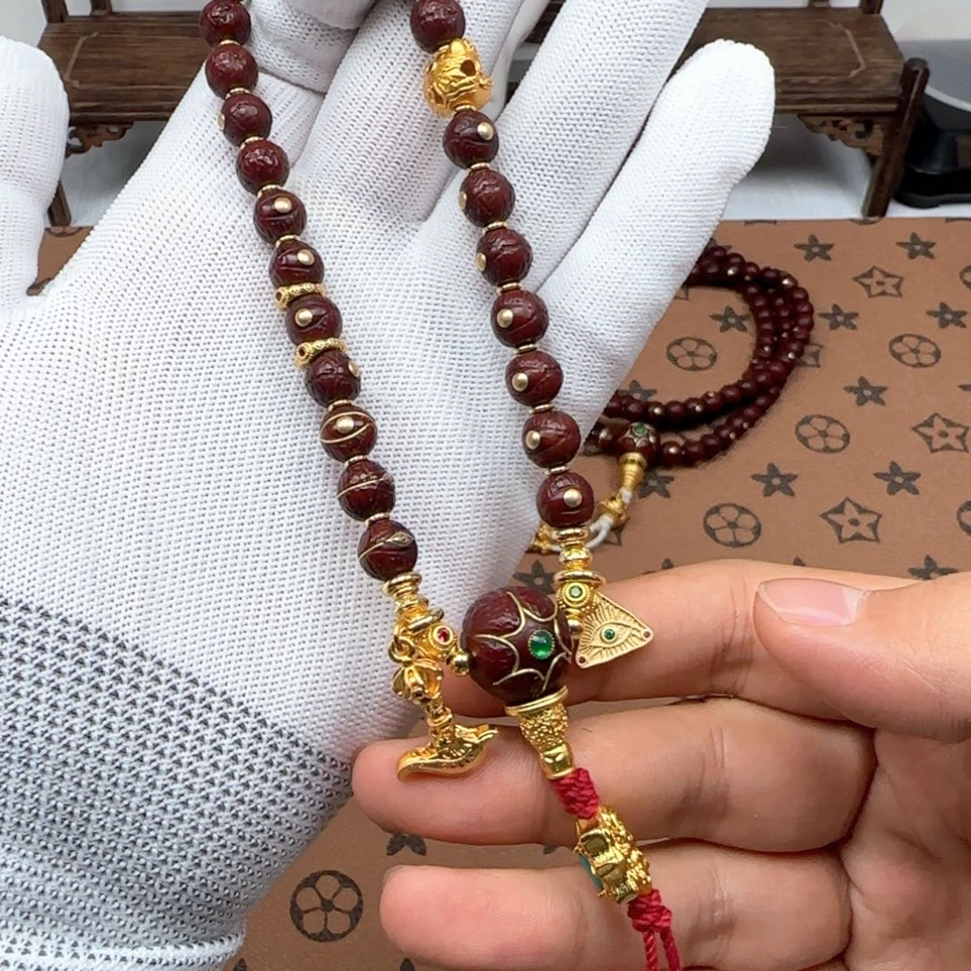 金***丞吊坠凤眼菩提凤眼金钉手持8.2满配