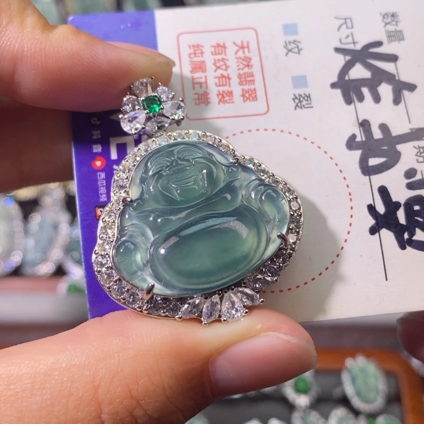 【闪购商品】翡翠未镶嵌颈饰天然
