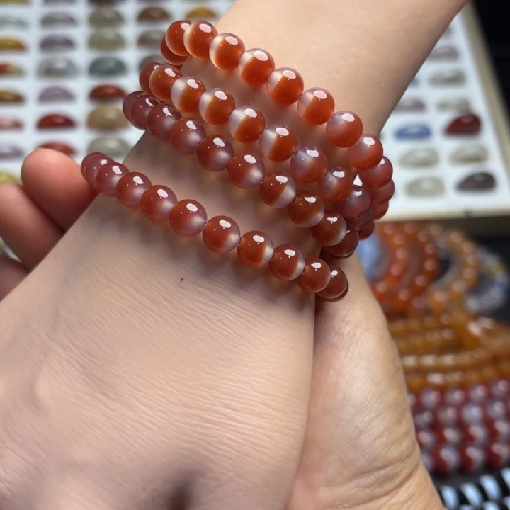 玛瑙/玉髓未镶嵌手链