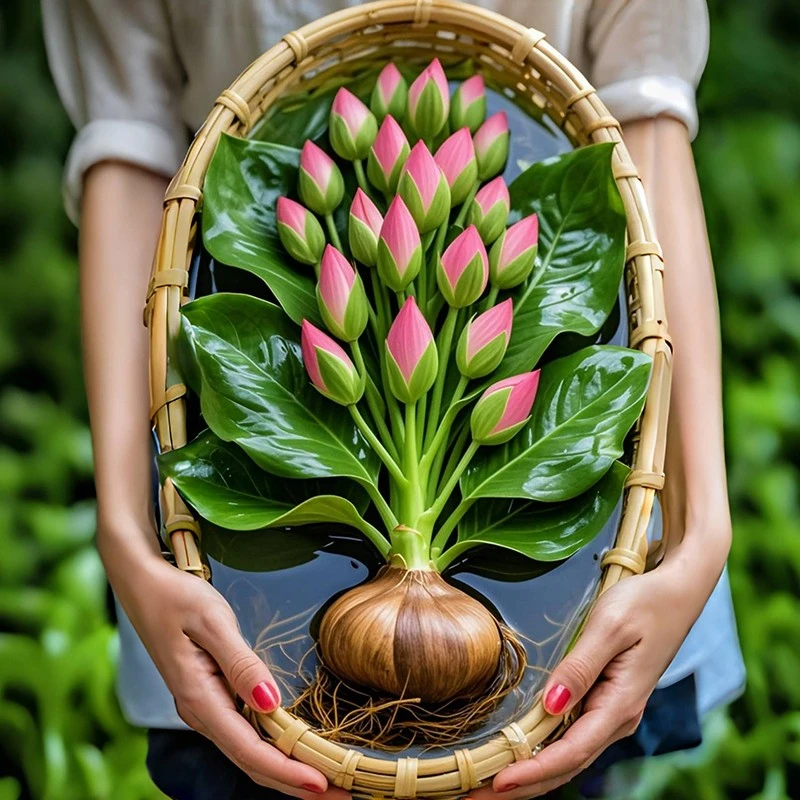 【花开爆满盆】金钻种球 室内净化空气花卉植物水培盆栽花卉T商品图