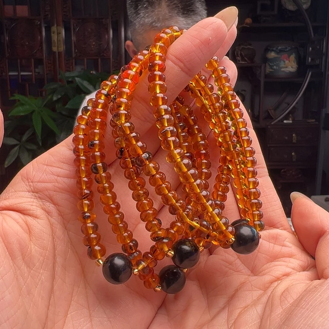 未镶嵌琥珀裸石抚顺琥珀10723多样性发其一