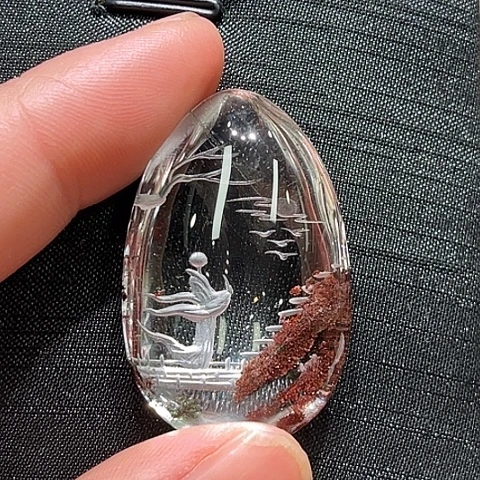 水晶颈饰未镶嵌悟