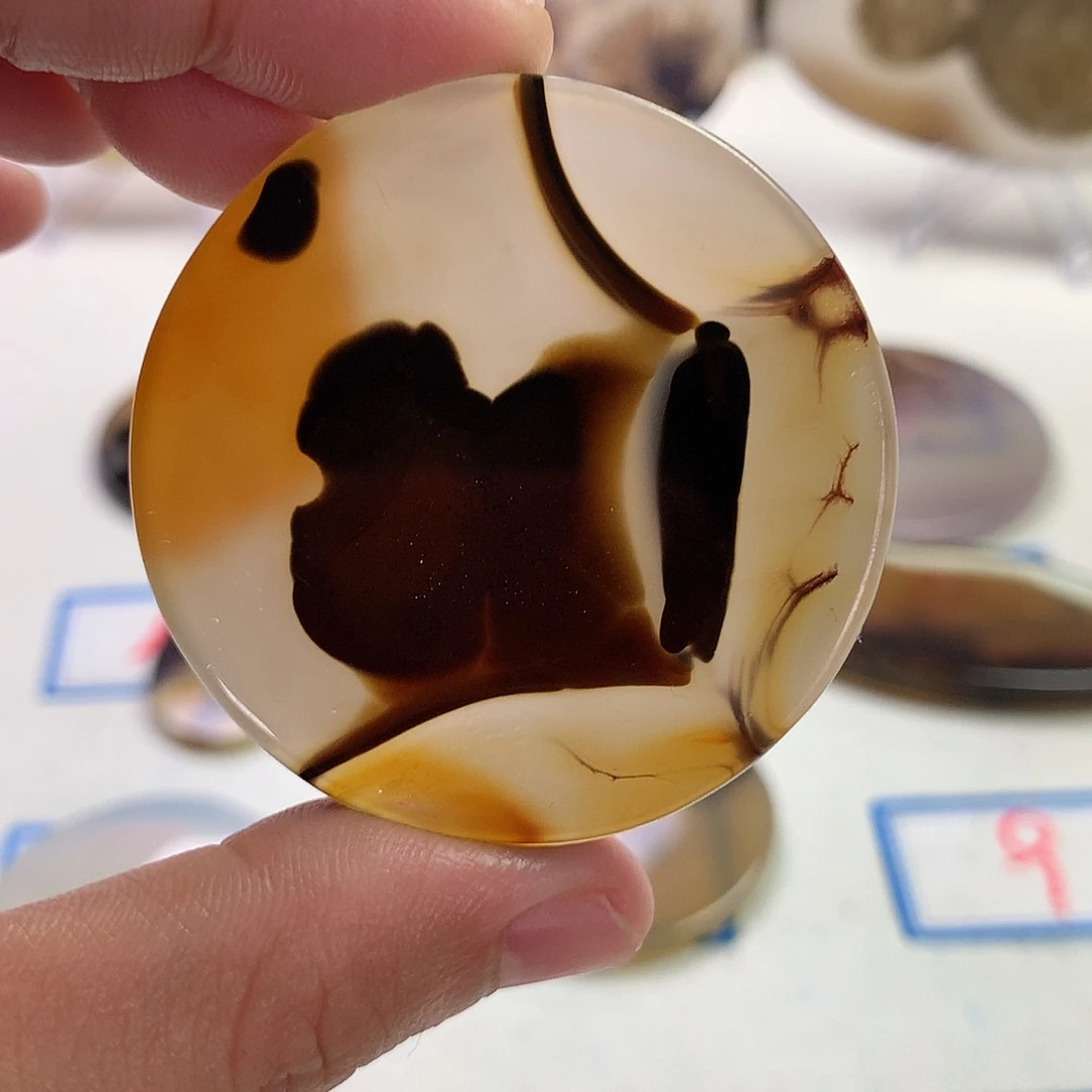 未镶嵌玛瑙/玉髓珠宝半成品
