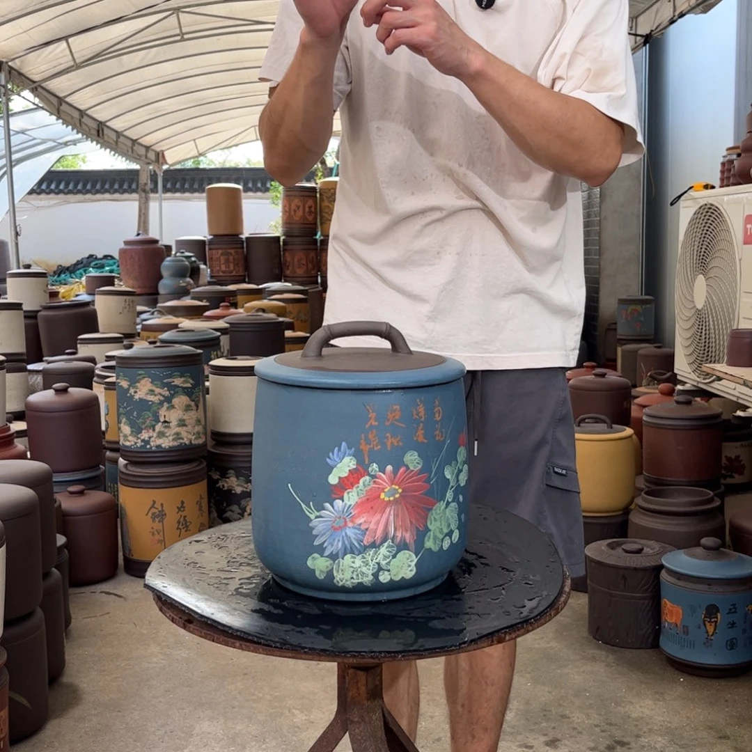 紫砂茶叶罐8 饼茶叶罐