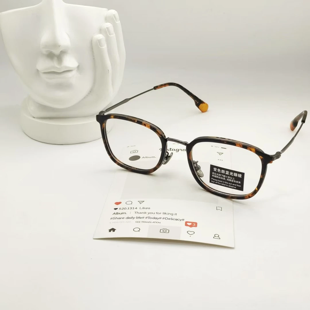 【5115】玳瑁色男女同款不挑脸型复古防蓝光镜可配度数