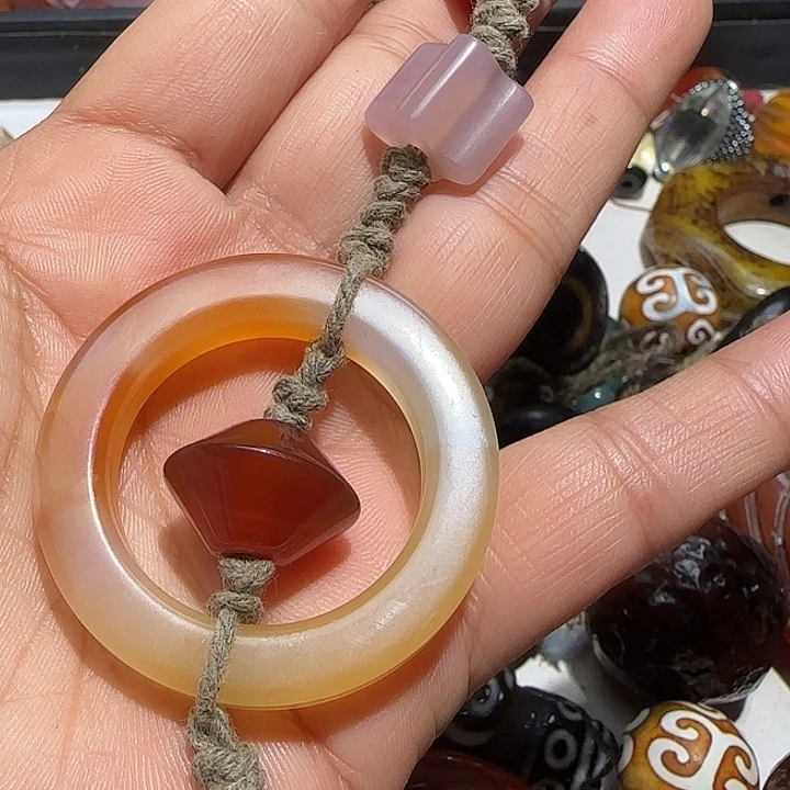 玛瑙/玉髓未镶嵌颈饰