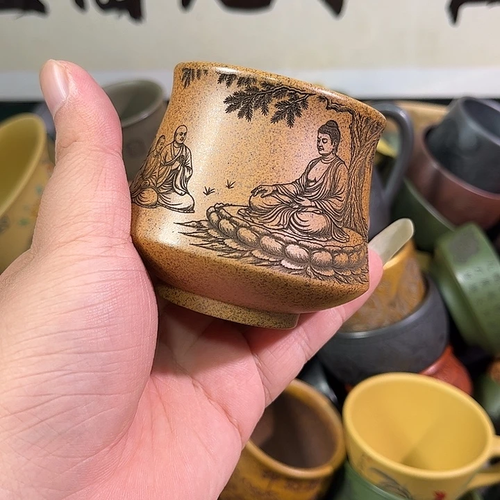 茶杯紫砂全手工紫砂主任杯