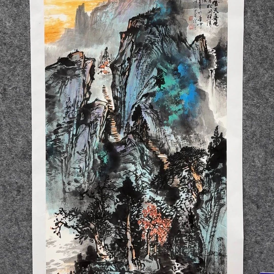 国画国画作品QF老师