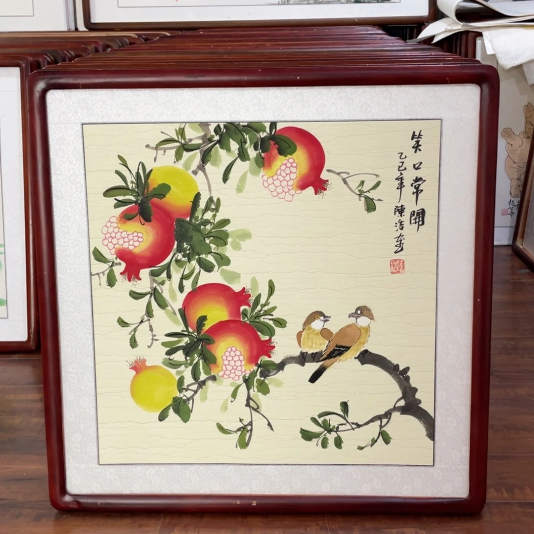 国画带框尺寸63*63厘米