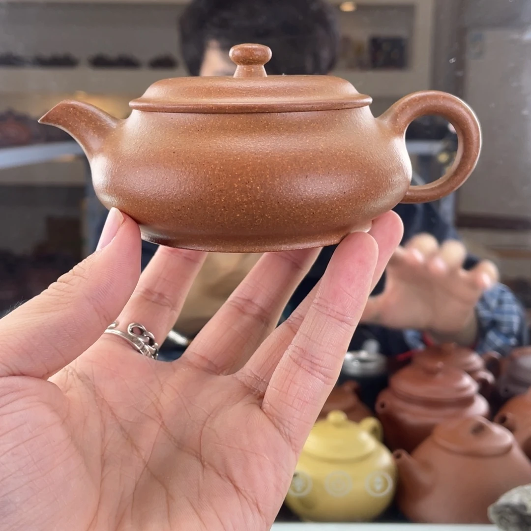 紫砂茶壶150cc黄降坡茶壶