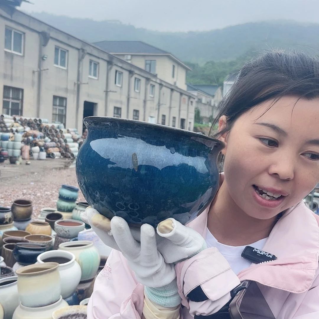 紫砂花盆王嫂花盆0612-500微瑕 高12口18