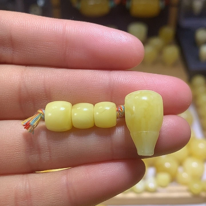 蜜蜡未镶嵌裸石天然原矿白花蜜蜡直切套装8-11+