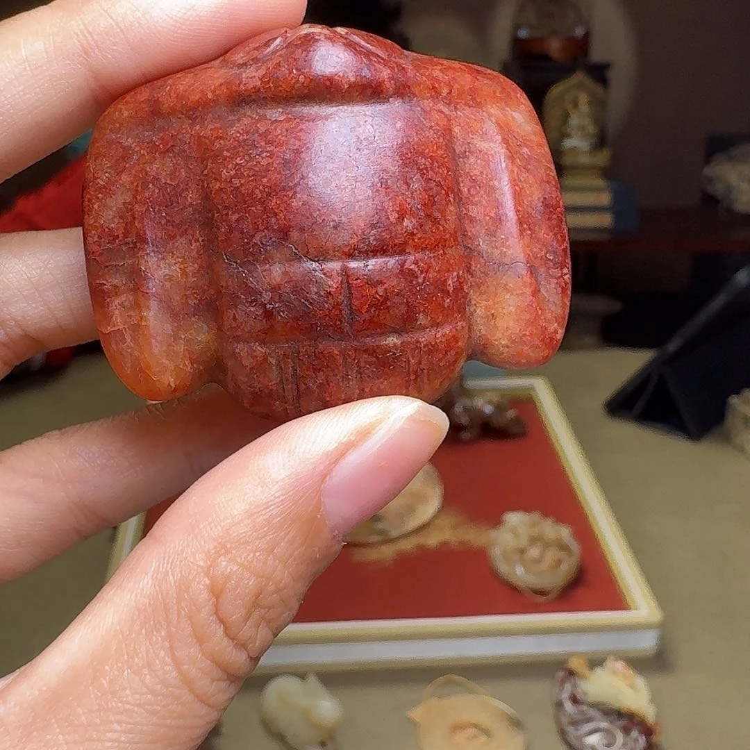 未镶嵌和田玉挂件蓝*尘
