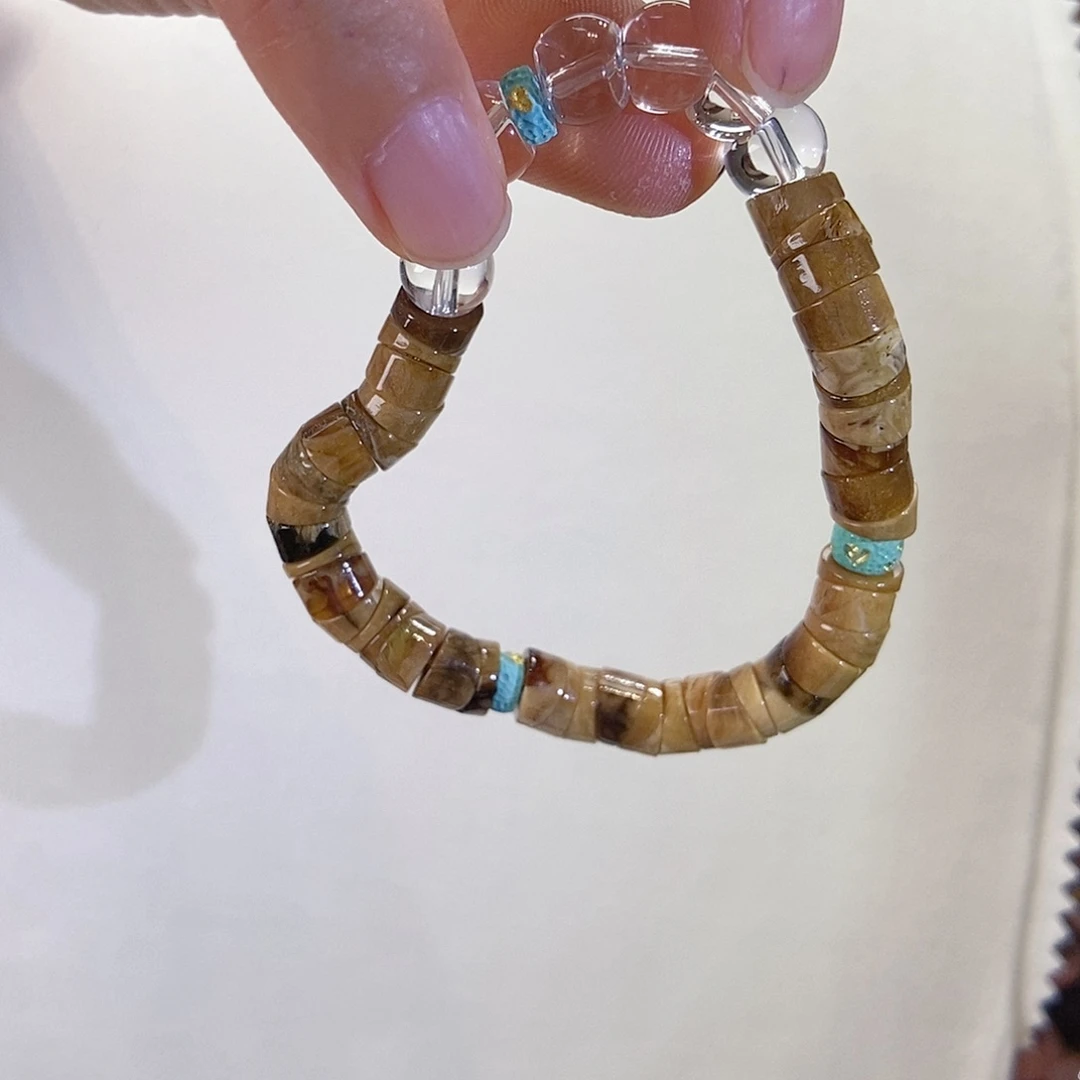 未镶嵌琥珀（根珀）手链设计款大肠