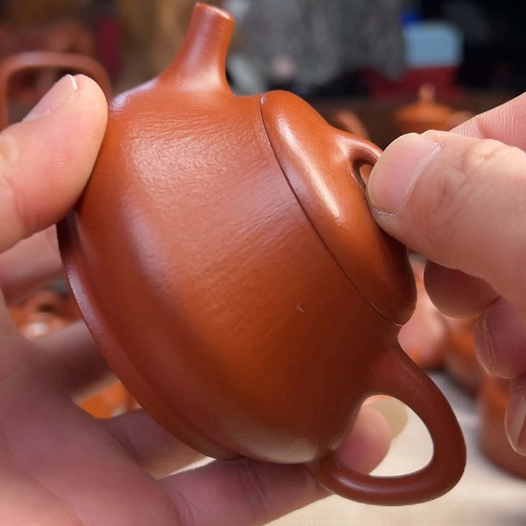 紫砂壶全手工制作柱瓢
