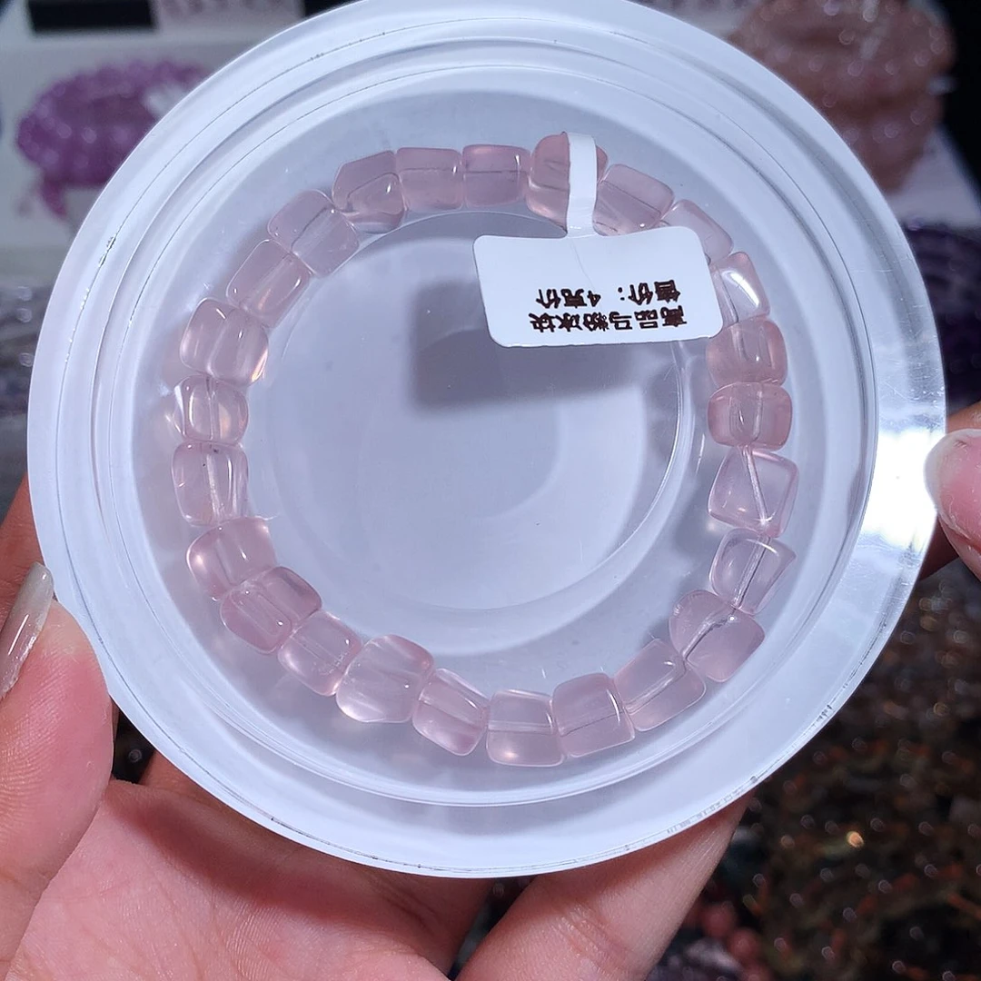 未镶嵌手链水晶高品马粉冰块8