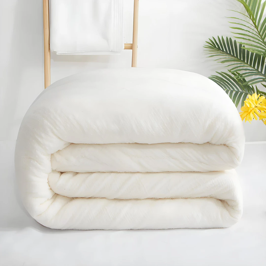 【8斤】手工桑蚕丝被被胆全棉婚庆被单双人被芯