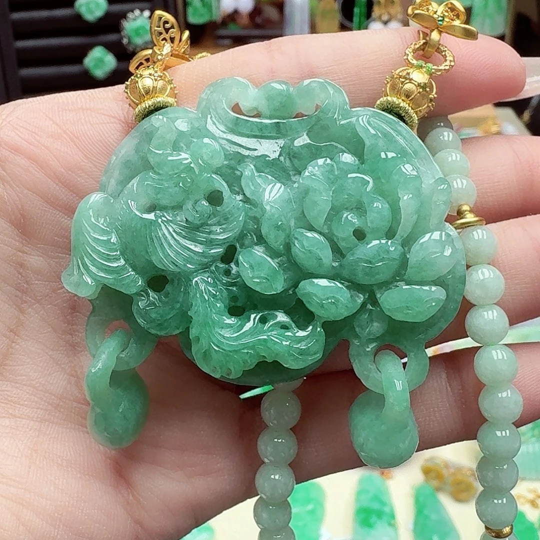 颈饰未镶嵌翡翠翡翠吊坠