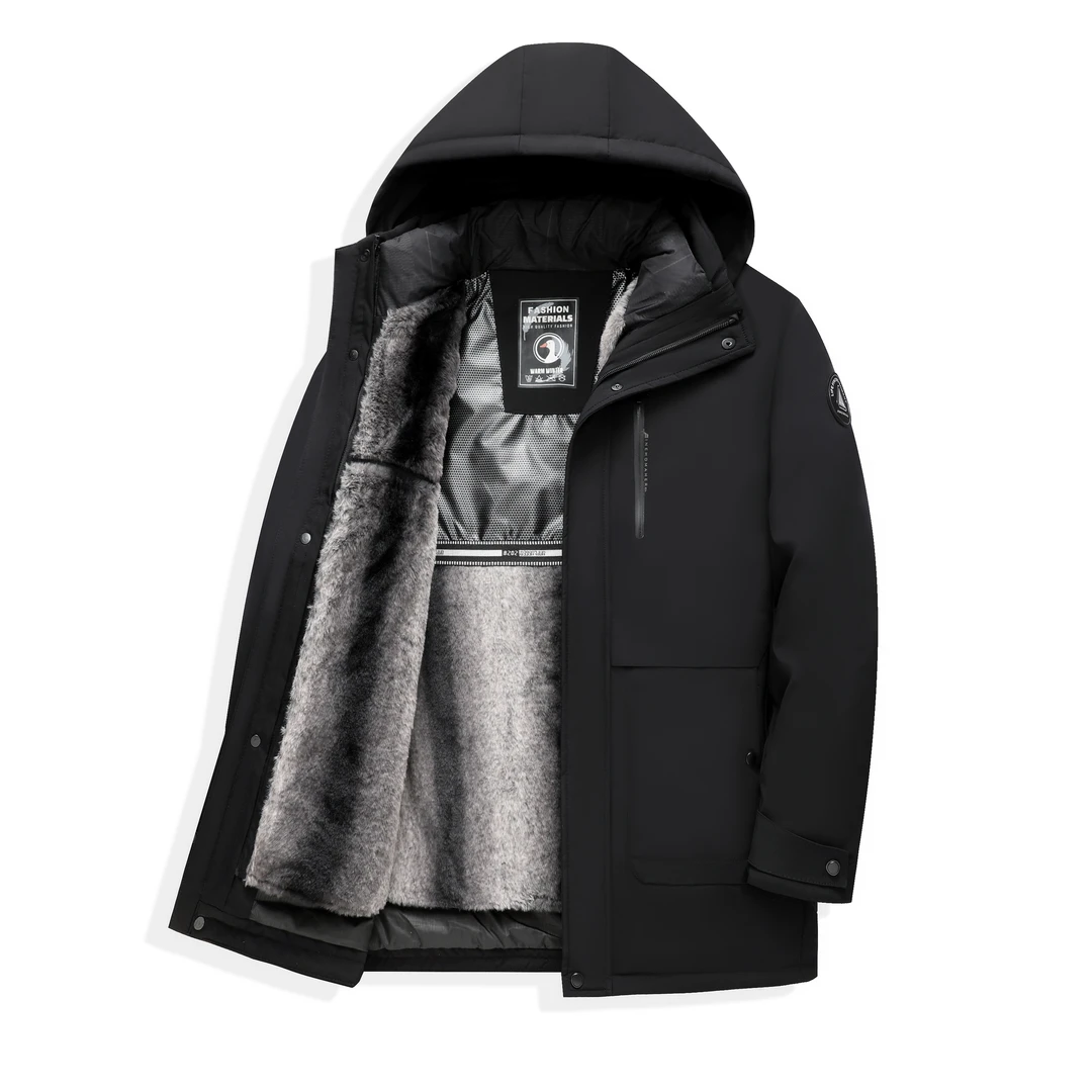 【丽公主专属】可拆卸加绒内胆保暖羽绒服L21