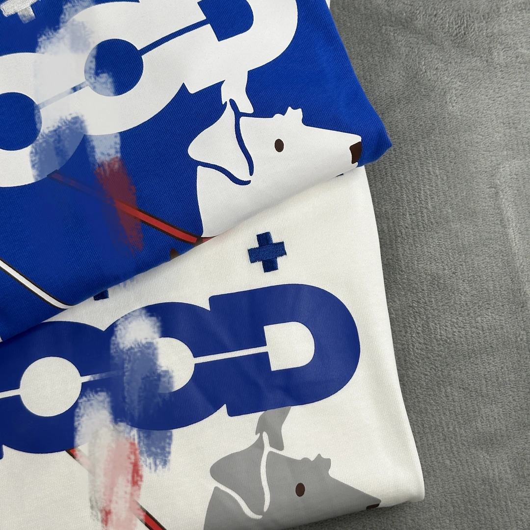 GD雪纳瑞 圆领短袖T恤轻奢潮流 男女同款