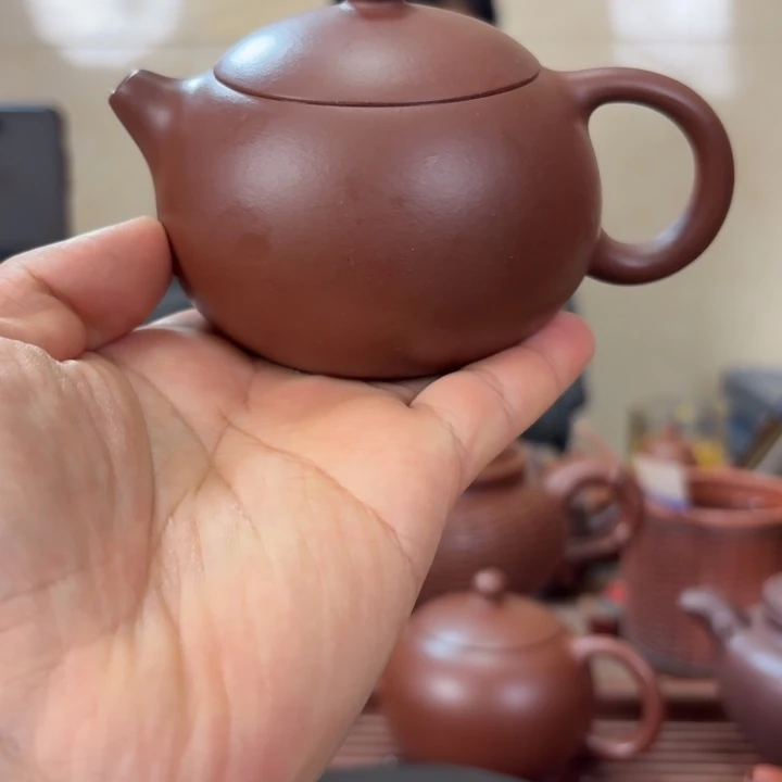 紫砂茶壶古*紫泥西施