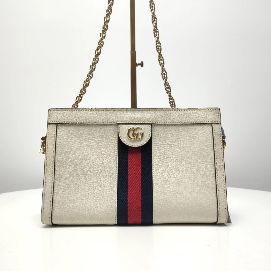 99新 GUCCI/古驰 思斯专属 古驰黑色夹子包THCI3774