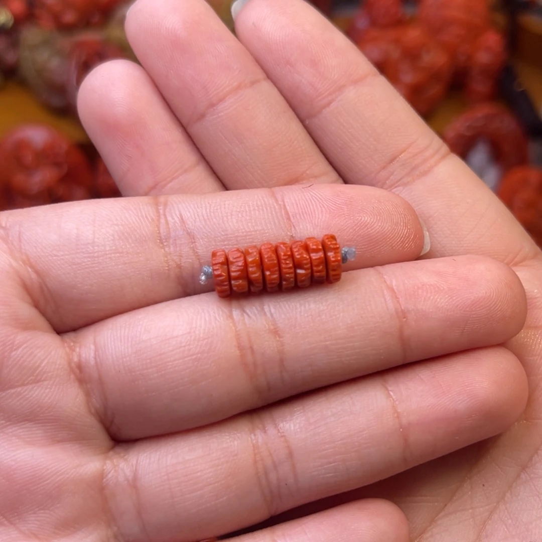 醒***梦南红玛瑙未镶嵌川料瓦西百香隔片7mm尺寸