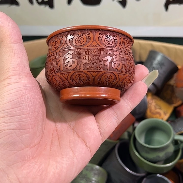 茶杯紫砂全手工紫砂主人杯
