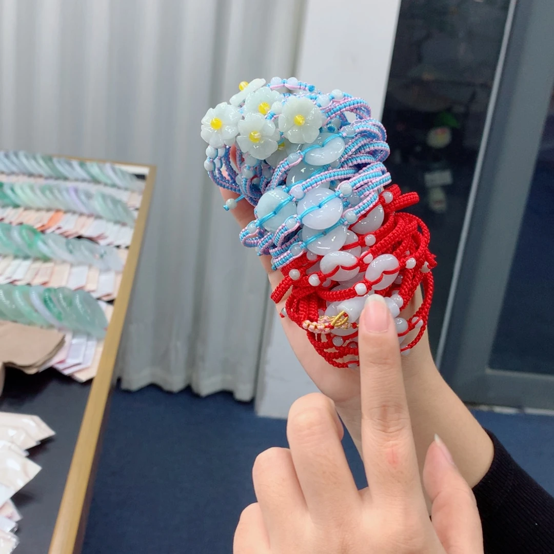 翡翠未镶嵌手链买断