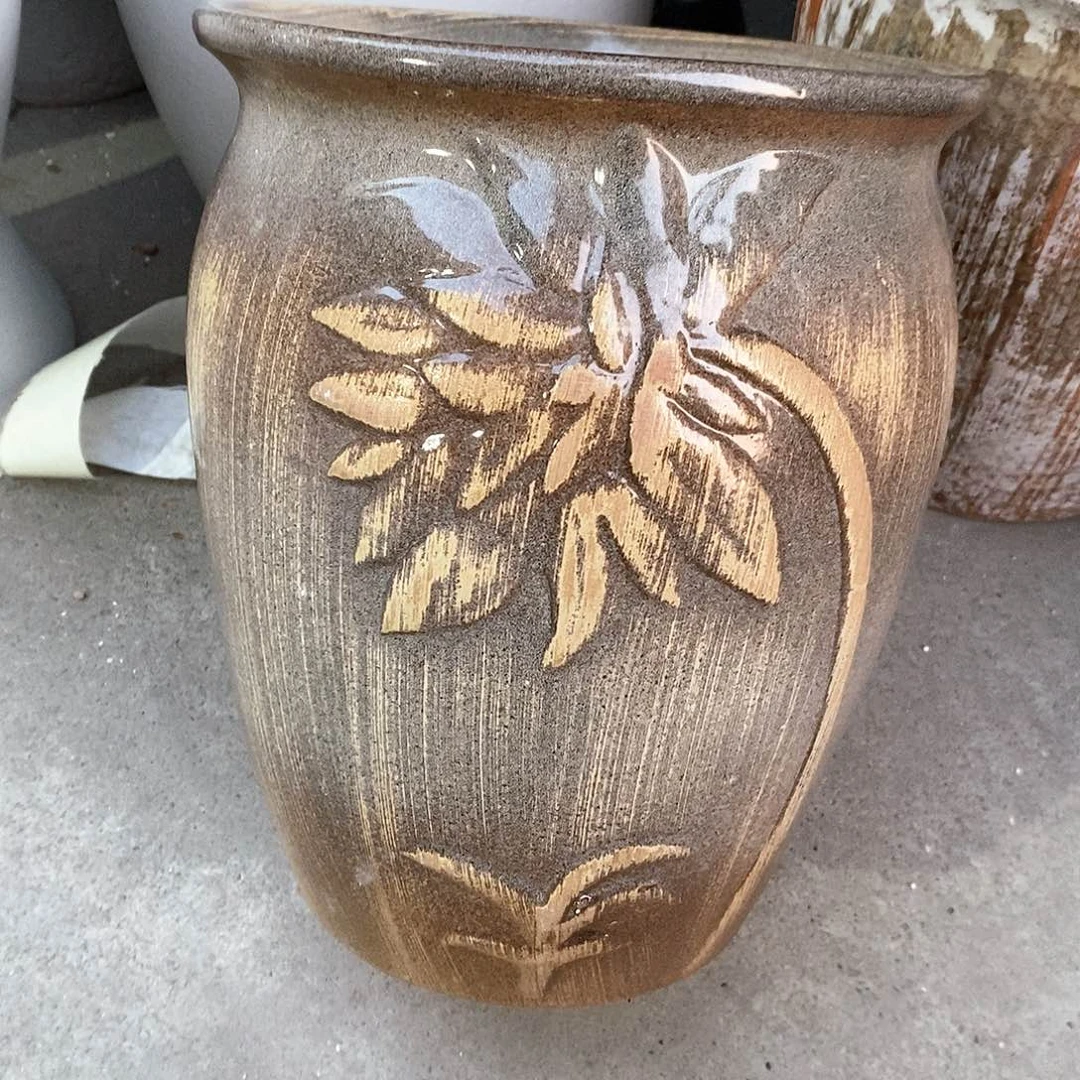 紫砂花盆正品口20高25