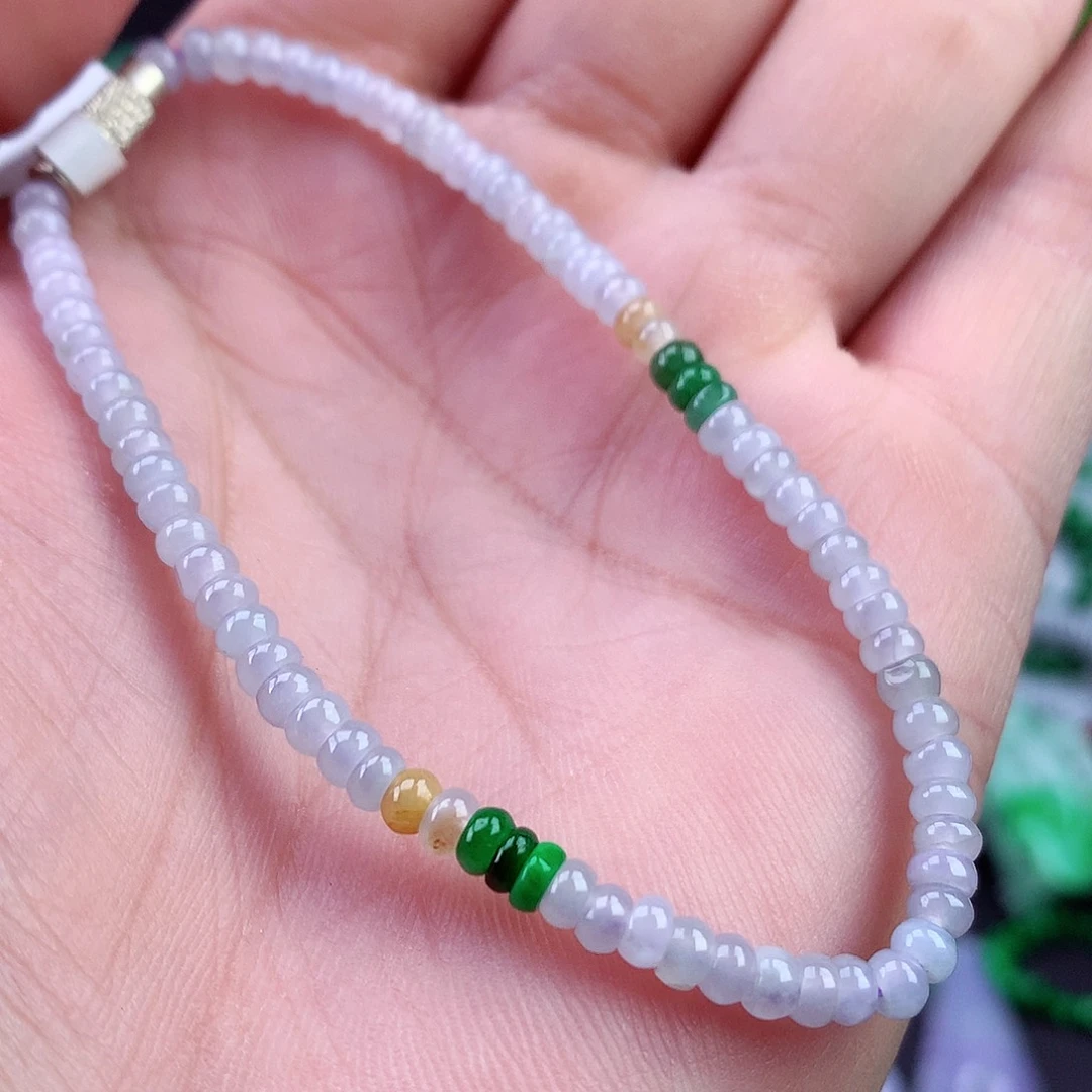 未镶嵌手链翡翠手串