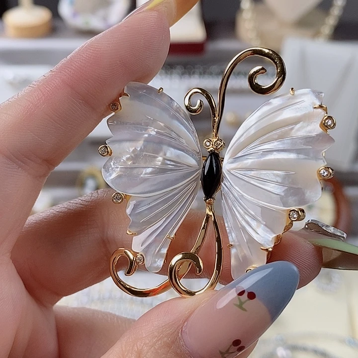 淡水珍珠胸饰未镶嵌二*儿