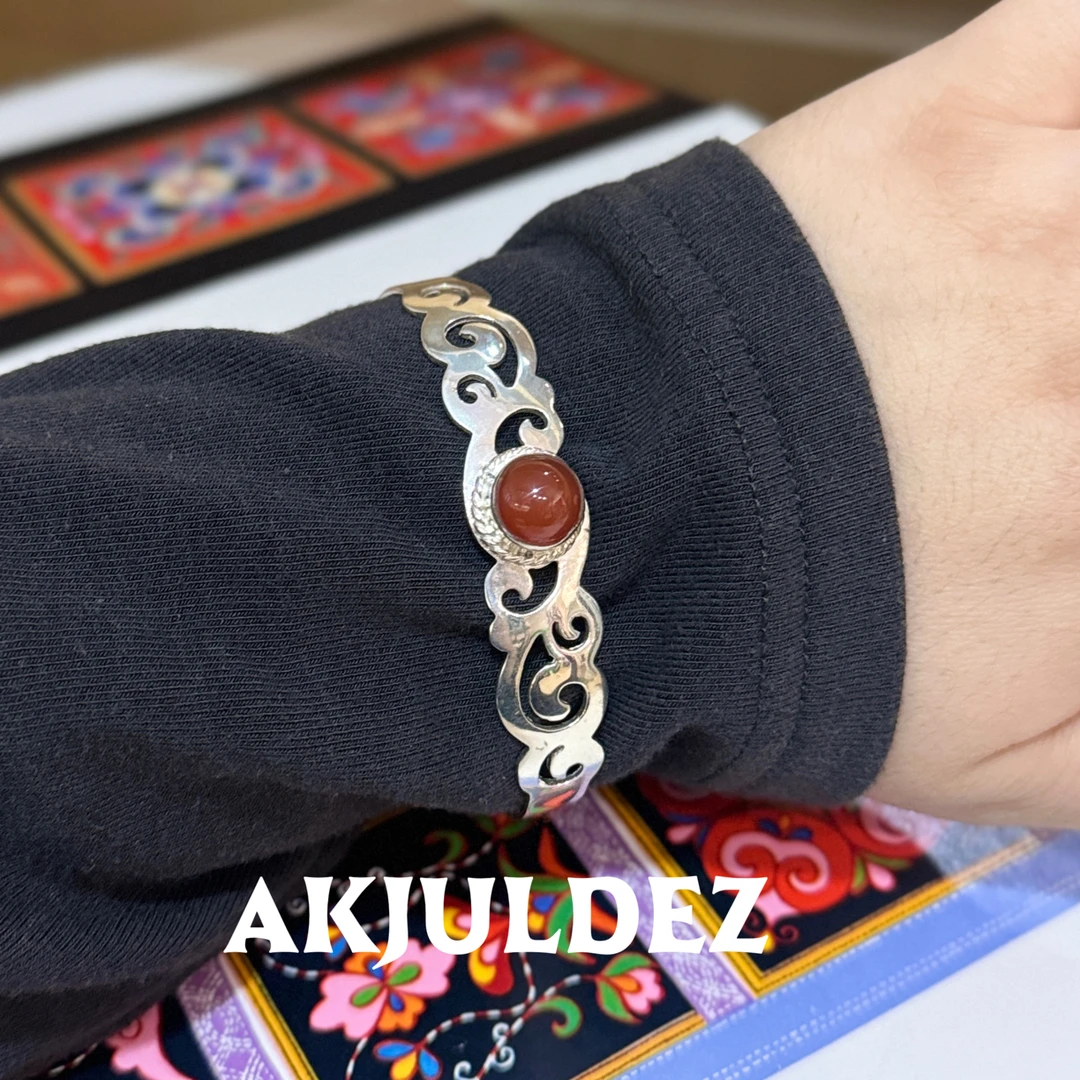 925银手镯 民族风纯银oyo手镯