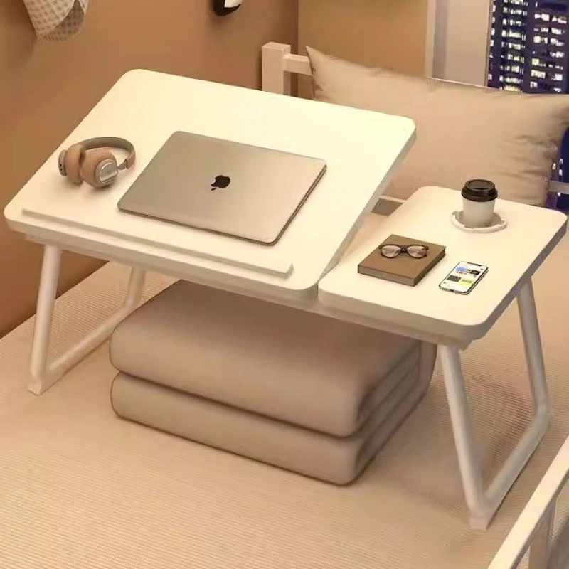 床上床头电脑小桌子折叠卧室家用学生写字桌宿舍寝室懒人学习桌