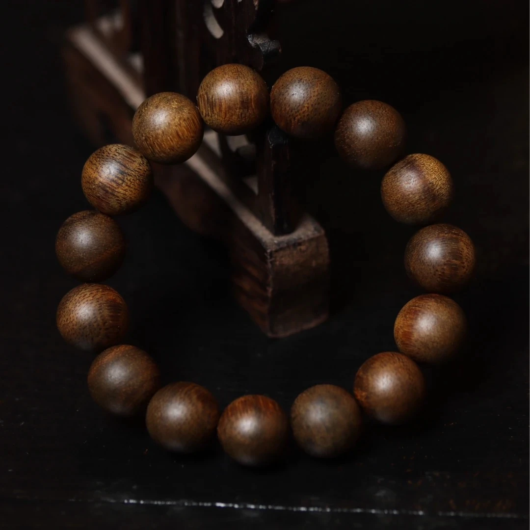 【嘉木】Z035白奇楠1.4单圈圆珠手串