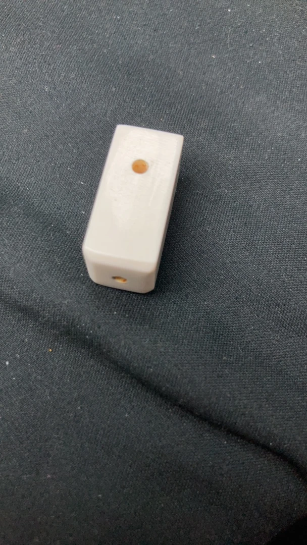 12191天然猛犸象牙一至三通配饰配件对孔12×高度22毫米