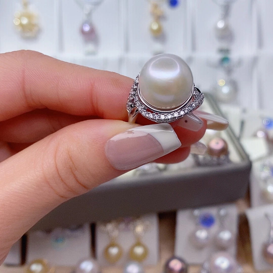 未镶嵌淡水珍珠戒指