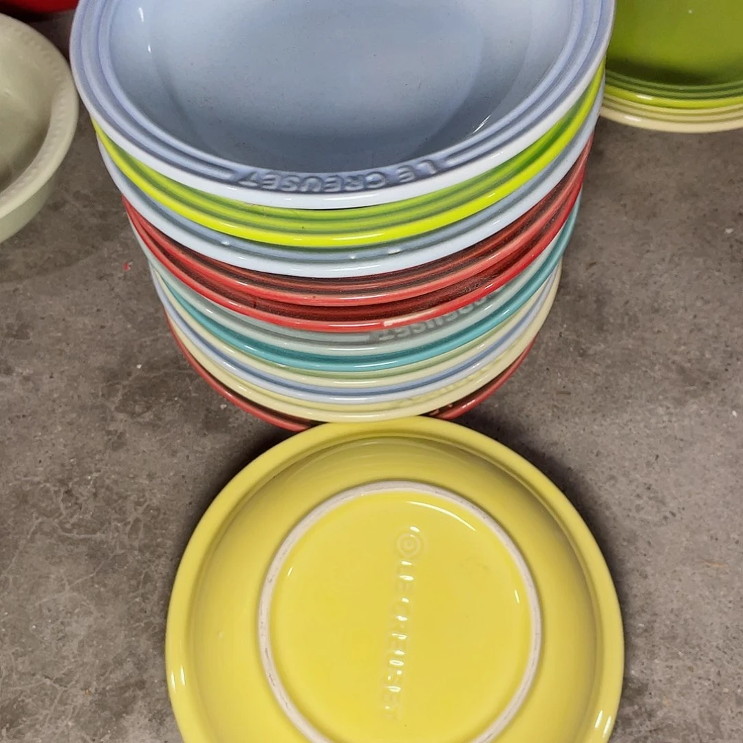 瓷片微瑕陶瓷餐具家用 随机四个瑕疵明显