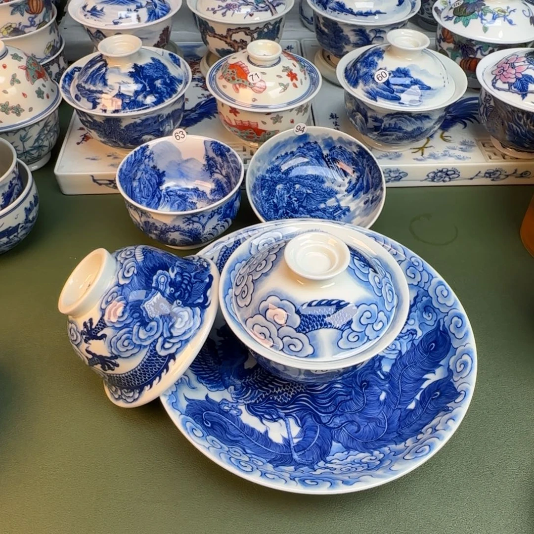 纯手工纯手绘茶具78