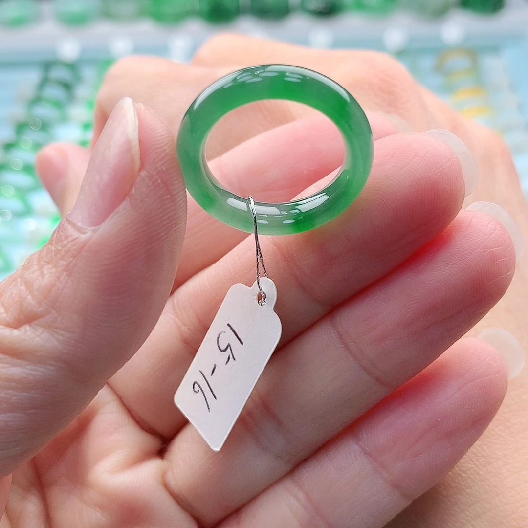 未镶嵌戒指翡翠A货缅甸翡翠