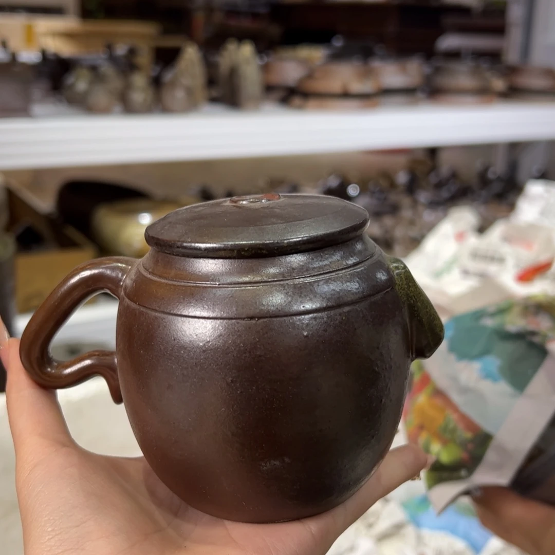 贵台龙窑柴烧茶壶94
