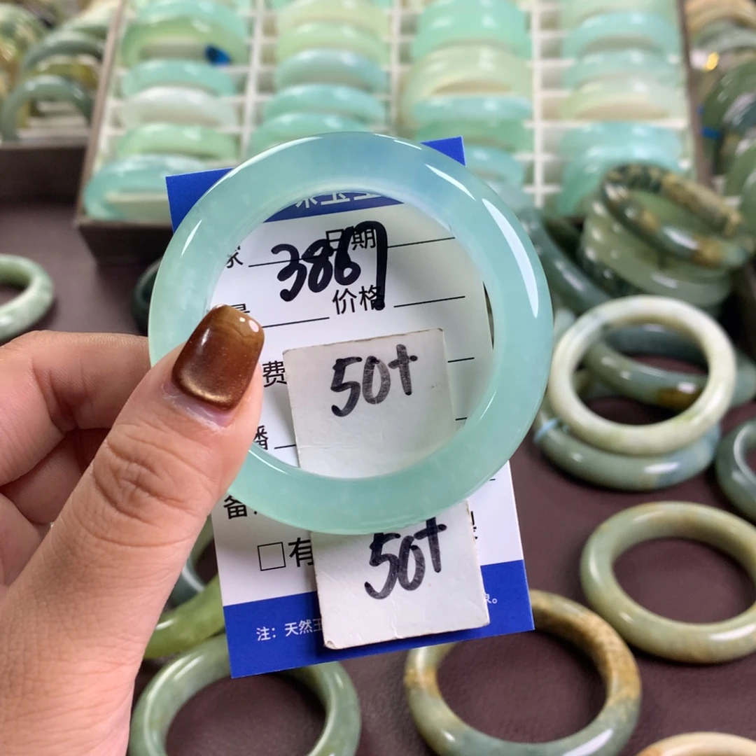 未镶嵌蛇纹石玉手镯3867