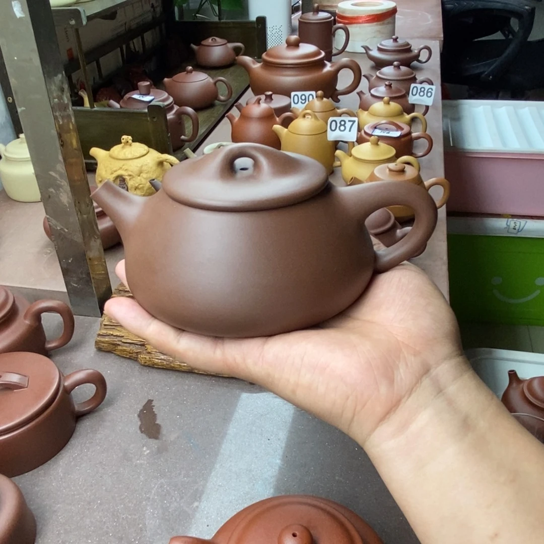修***行紫砂茶壶紫砂石瓢