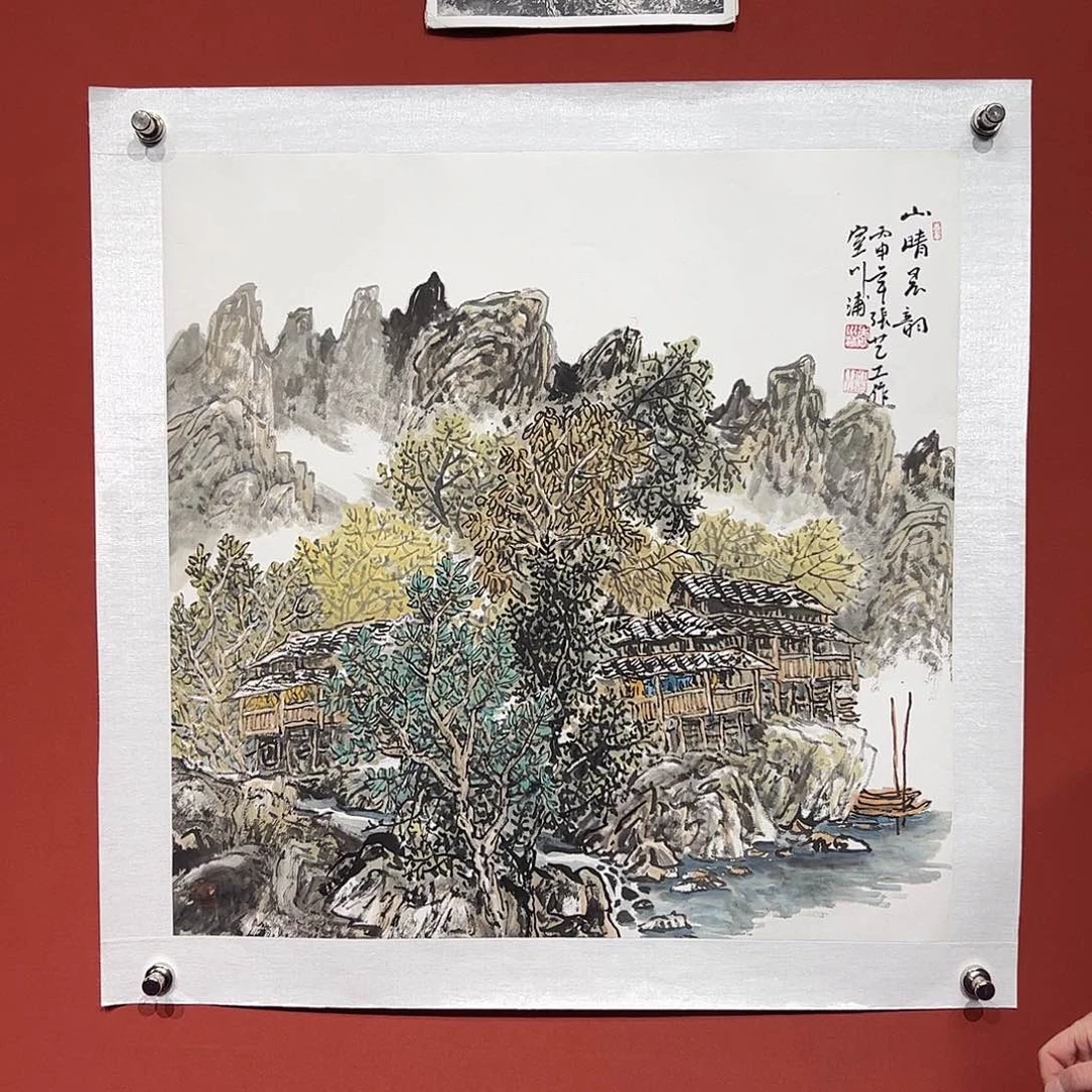 国画李川浦画家作品